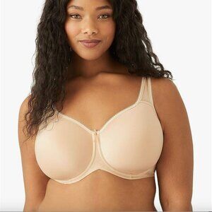 NWT WACOAL Women's Basic Beauty Contour T-Shirt Bra, nude, 46C